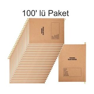 THE PROFESSIONAL SALES MANAGER 8枚セット Tunakart 8 Yapraklı 100'lü Paket Metal Askılı Personel Özlük