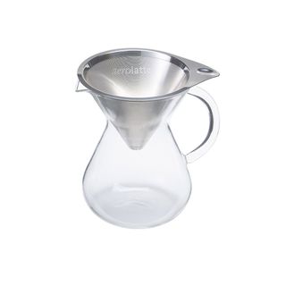 Aerolatte Mikro Filtreli Şeffaf Dripper Cam Kahve Demleme Ekipmanı