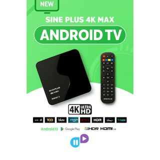 Sine Plus Max 16 GB 4K Android Tv Box