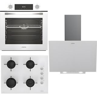 Altus ALA 322 W - 159 DW - ALA 527 W Beyaz 3'lü Ankastre Set