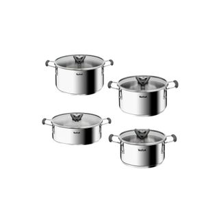 TEFAL Optispace 8 Parça Çelik Tencere Seti