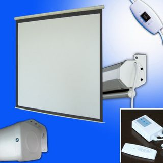 FullScreen Motorlu 240x200 cm Projeksiyon Perdesi