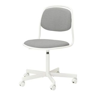 IKEA ÖRFJÄLL beyaz-vissle açık gri çalışma sandalyesi
