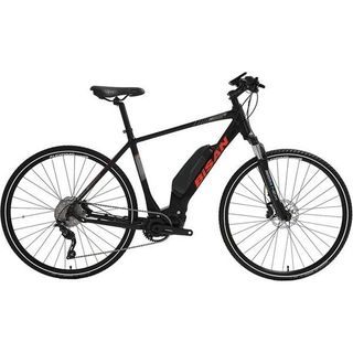Bisan E-Trekking 28 Jant 10 Vites 48 cm Kadro Siyah Kırmızı Elektrikli Bisiklet