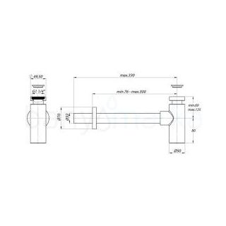 GPD SFN01 Lavabo Sifonu