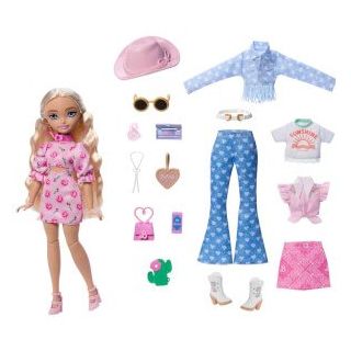Barbie JGH87 Dream Besties Festival Kombinleri Malibu Bebek ve Aksesuarları