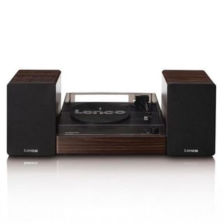 Lenco LS-200 Ahşap Harici Hoparlörlü Bluetooth Pikap