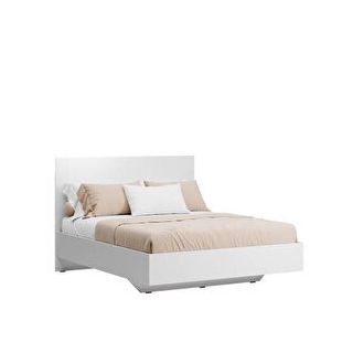 Adore Mobilya Oryana Mat Lake Beyaz 171x120x206 cm Çift Kişilik Karyola