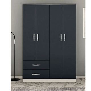 Metalia Novay 4 Kapılı 2 Çekmeceli Gardrop