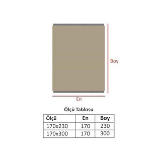 Denizli Concept Trendy Bej 170x300 cm Koltuk Örtüsü