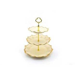 Wanelli 17674-13G Golden Rey 32 cm 3 Katlı Kurabiyelik