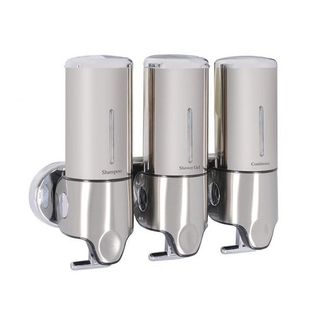 Omnipazar Xinda GS500T 3 x 500 ml Paslanmaz Çelik Manuel Sıvı Sabunluk