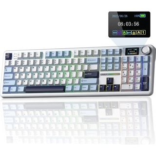 Aula F108 Pro Reaper Switch Kablolu/Kablosuz Mavi Gaming Klavye