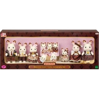 Sylvanian Families 5848 Çikolata Tavşan Ailesi Yıldönümü Figür Seti