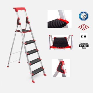 Saraylı 1555 4+1 Profesyonel Alüminyum Merdiven