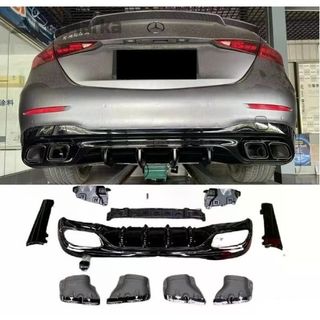 Auto GP Mercedes W206 C63 AMG 2021 Arka Tampon Difüzör ve Egzoz Ucu