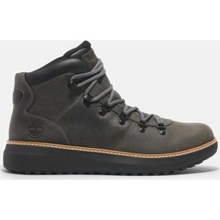 Timberland Hudson Road Mid Lace Up Waterproof Chukka TB0A69RDEIQ1 Deri Gri Erkek Bot