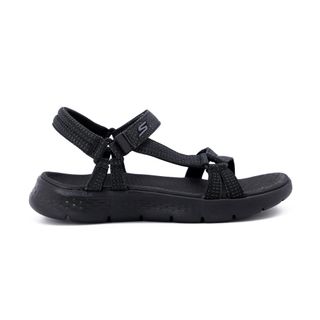 SKECHERS GO WALK FLEX SANDAL - SUBLIME Kadın Siyah Sandalet 141451 BBK