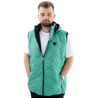 Mode XL U24705 Mavi Kapüşonlu Şişme Erkek Yelek