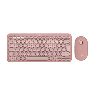 Logitech Pebble 2 Combo 920-012247 Pembe TKL Kablosuz Klavye Mouse Set