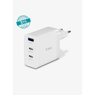 Ttec Smartcharger Trio Gan 65W Pd Seyahat Hızlı Şarj Aleti