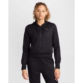 Nike FB5216-010 Siyah Therma Fit One Full-Zip Kadın Antrenman Sweatshirt