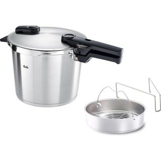 Fissler Vitaquick Premium 6 lt Düdüklü Tencere ve Buharlı Pişirme Aparatı