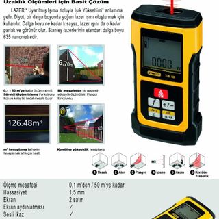 Stanley TLM165 50 m Lazer Metre