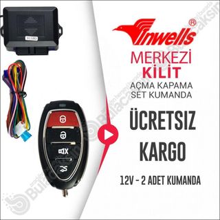 Inwells Merkezi Kilit için Açma Kapama Kumanda Seti 3863