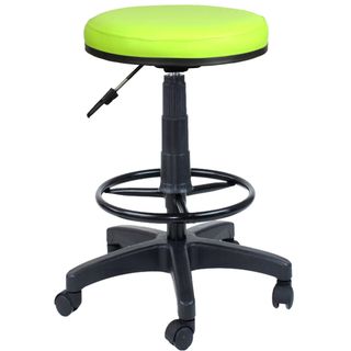 Bürocci 2999U0110 Yeşil Plastik Ayaklı Yüksek Tabure