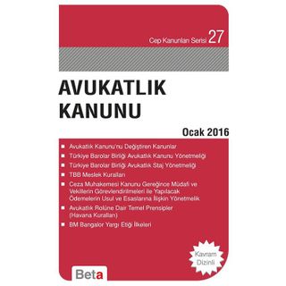 Avukatlık Kanunu - Remzi Özmen