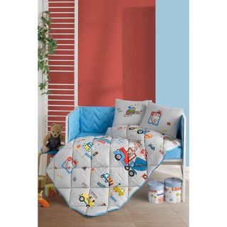 Clasy Graffe %100 Pamuk Ranforce Bej Bebek Uyku Seti