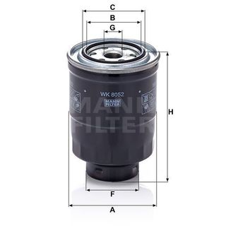 Mann WK8052Z Yakıt Filtresi