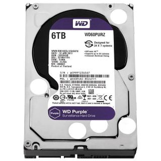 Western Digital WD WD60PURZ 6 TB Purple Sata 3.0 5400RPM 64MB 3.5'' Dahili Güvenlik Diski