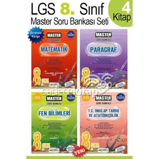 Okyanus Yayınları 8. Sınıf LGS Master Soru Bankası Seti 4 Kitap
