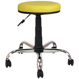 Bürocci 2999D0113 Sarı Metal Ayaklı Tabure