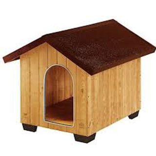Ferplast Domus Large Ahşap Köpek Kulübesi