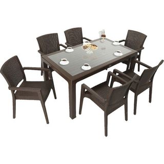 Mandella Elit 90x150 cm Beyaz Camlı Masa
