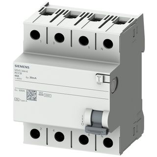 Siemens 5SV5346-6 30mA 3x63A Kaçak Akım Koruma Rölesi A Tip