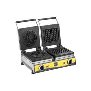 Remta Çiftli Kare Çiçek Model 16 Çap W20 Elektrikli Waffle Makinası