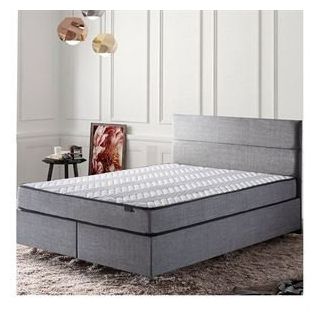 Niron 120x200 cm Silver Bir Buçuk Kişilik Yatak Takımı Yatak Baza Başlık Seti