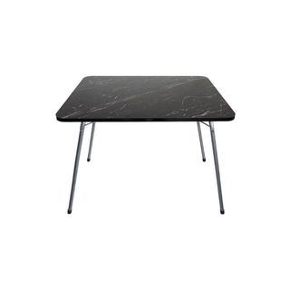 Bofigo 60x80 Granit Desenli Katlanır Masa Balkon Bahçe Kamp Masası Piknik Masası
