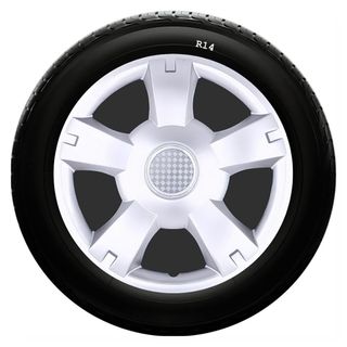 Alfa Romeo SKS-SJS 201 14 İnç 4 Adet Kırılmaz Jant Kapağı