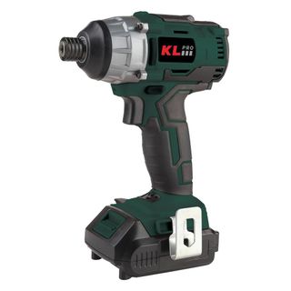 Klpro KLDV18B-20 18 Volt/2.0 Ah Li-ion Çift Akülü Kömürsüz Profesyonel Darbeli Tornavida