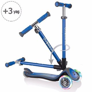 Globber Elite Mavi Deluxe Işıklı Scooter