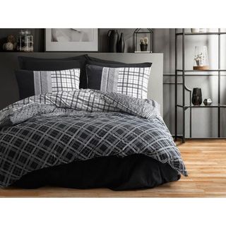 Cotton Box Masculine Çift Kişilik Carlos Siyah Nevresim Takımı