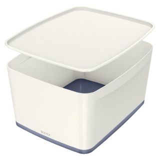 Leitz Mybox 521601 Gri Geniş Saklama Kutusu