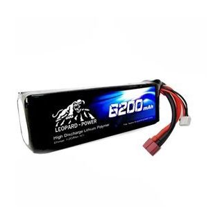 Leopard Power 6200 mAh 11.1V 3S 30C Lityum Polimer Lipo Batarya