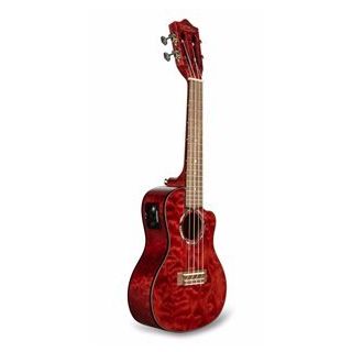 Lanikai QM-RDCEC Quilted Maple Concert Elektro Ukulele
