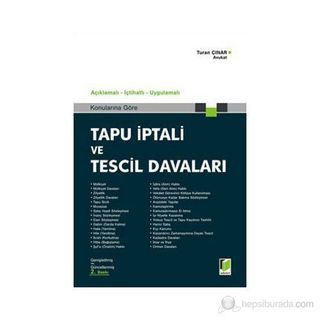 Tapu İptali ve Tescil Davaları - Turan Çinar